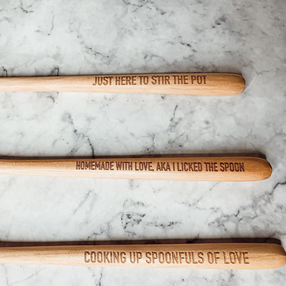 Gia Roma — Give It a Rest LG Spoon Rest & Wooden Spoon Set