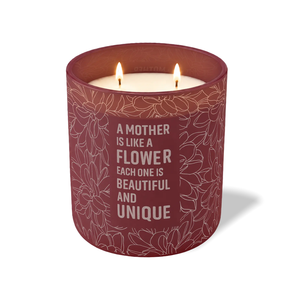 A Mother Is Like a Flower 12 oz Candle
