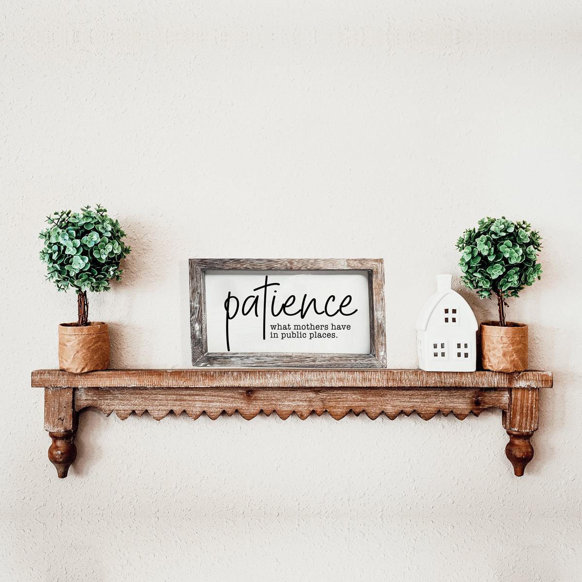 Gia Roma — Patience Sign