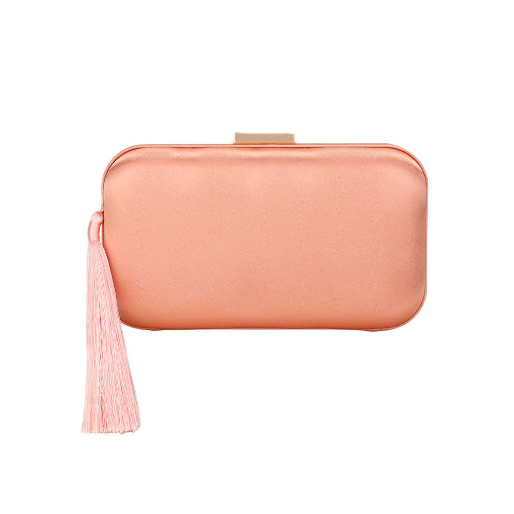 Tassel Pointed Clutch Crossbody Bag