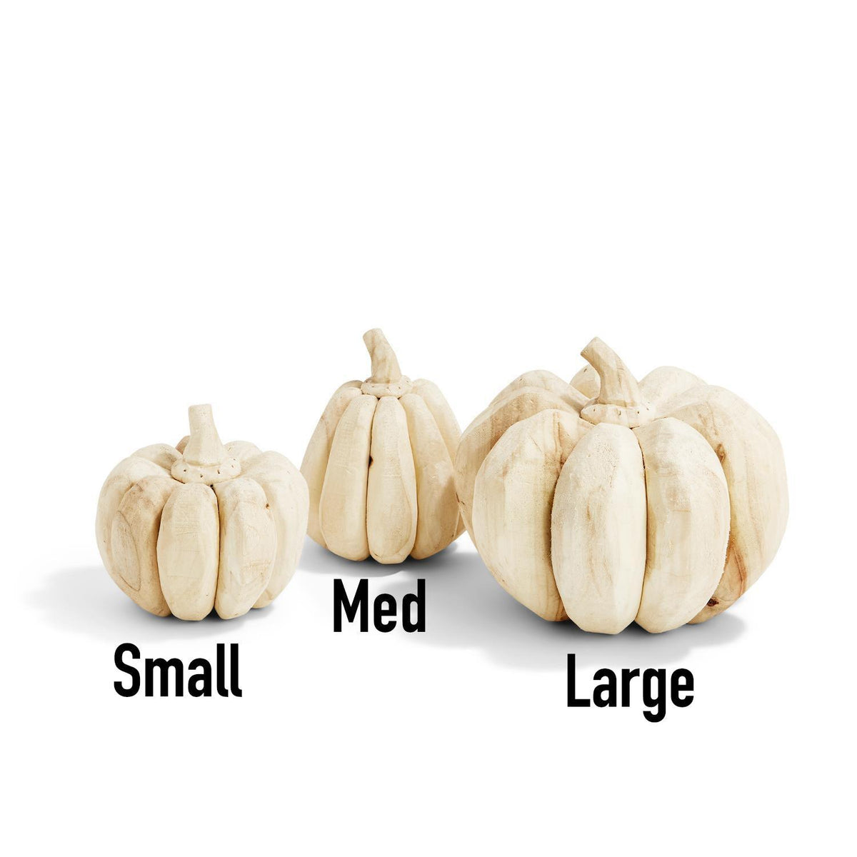 Farmhouse Wooden Pumpkin Trio